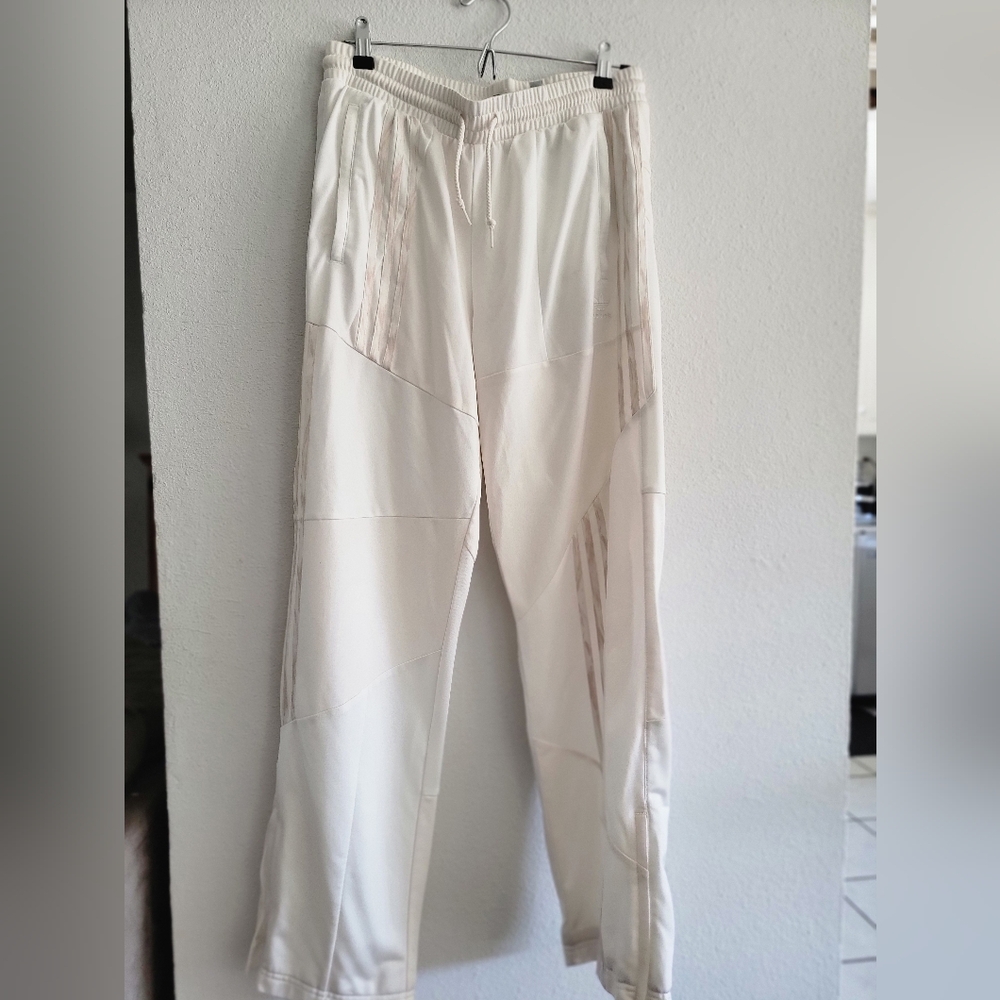 Danielle Cathari Adidas beige track pants